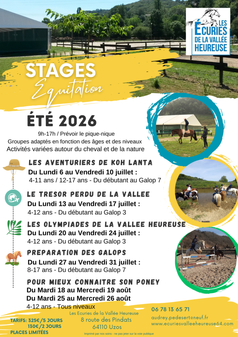 Flyer été 2026 EVH